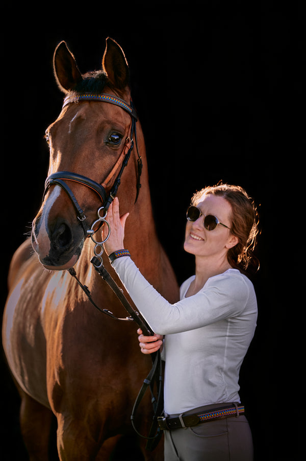 Horse browband Peace & Harmony